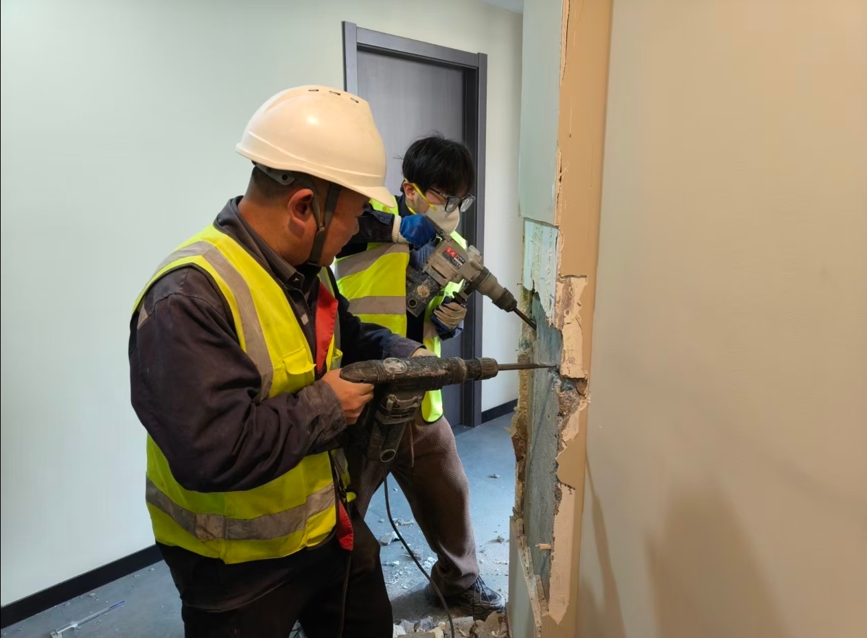 重庆--房屋结构检测时，为什么一定要做敲凿？